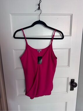 Abbeline Hot Pink Spaghetti Strap Camisole NWT